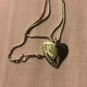 Double Heart Tiffany and Co Necklace